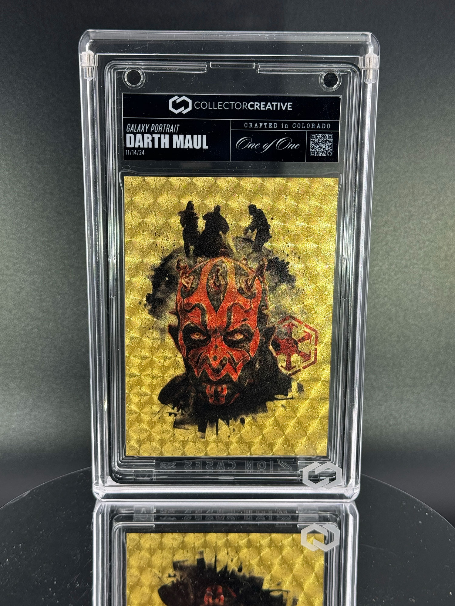 Galaxy Portrait: Darth Maul (Gold Rarefoil)