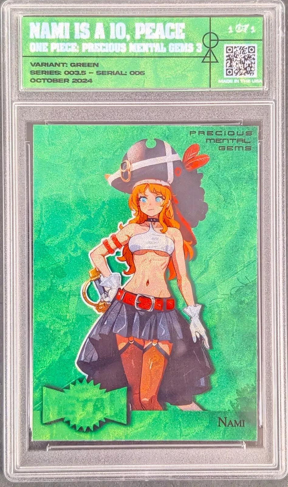 Nami is a 10, Peace