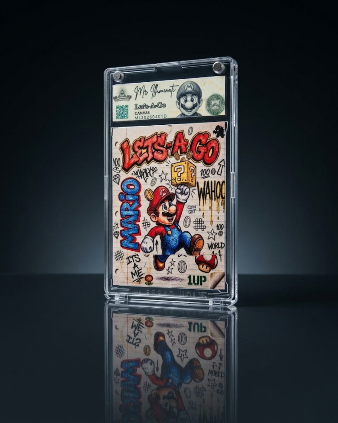 Mr Illuminati Lets-A-Go One-of-One Canvas Art Piece