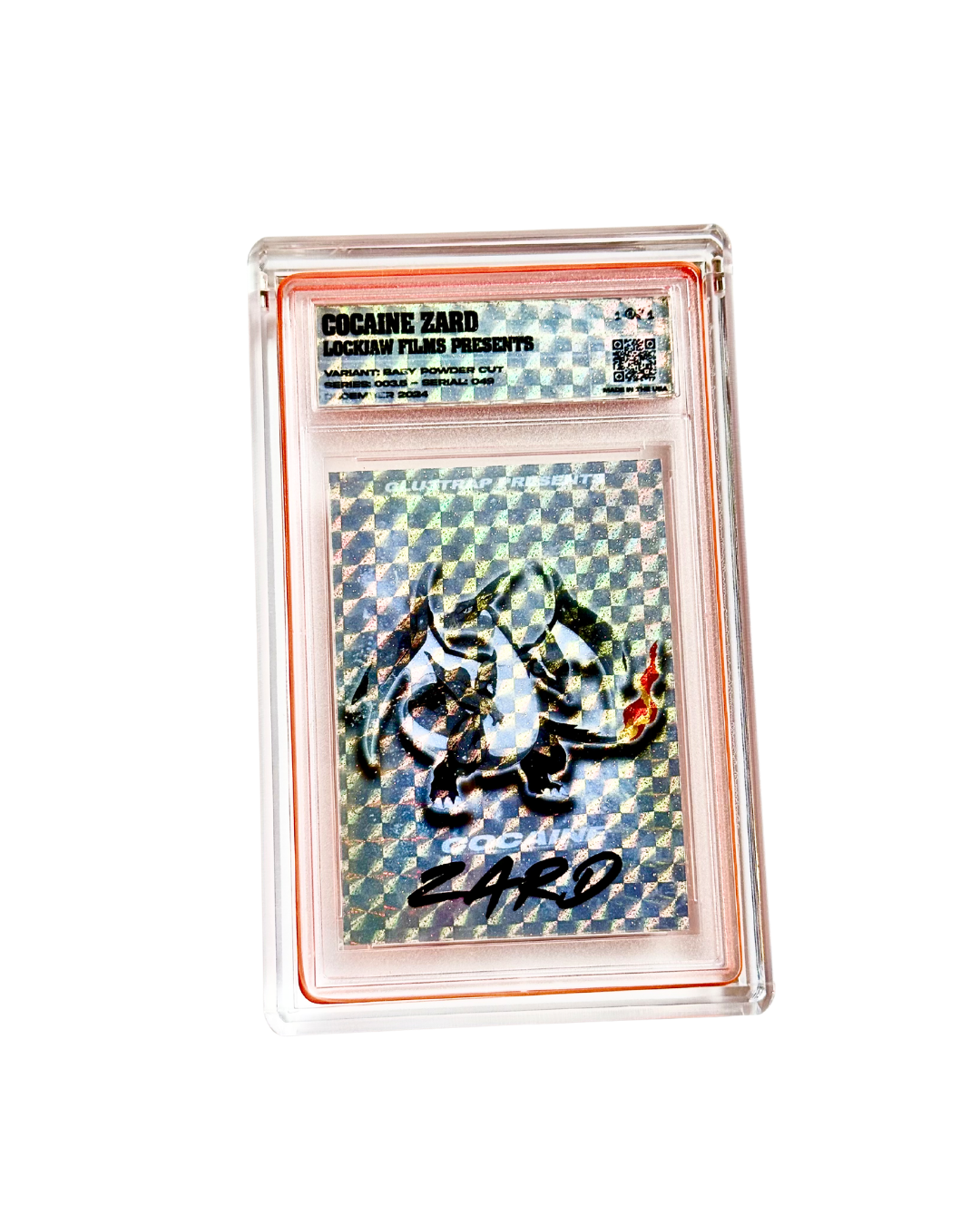 Glu3trap Cocaine Zard Crystal GX ACEO Art Piece