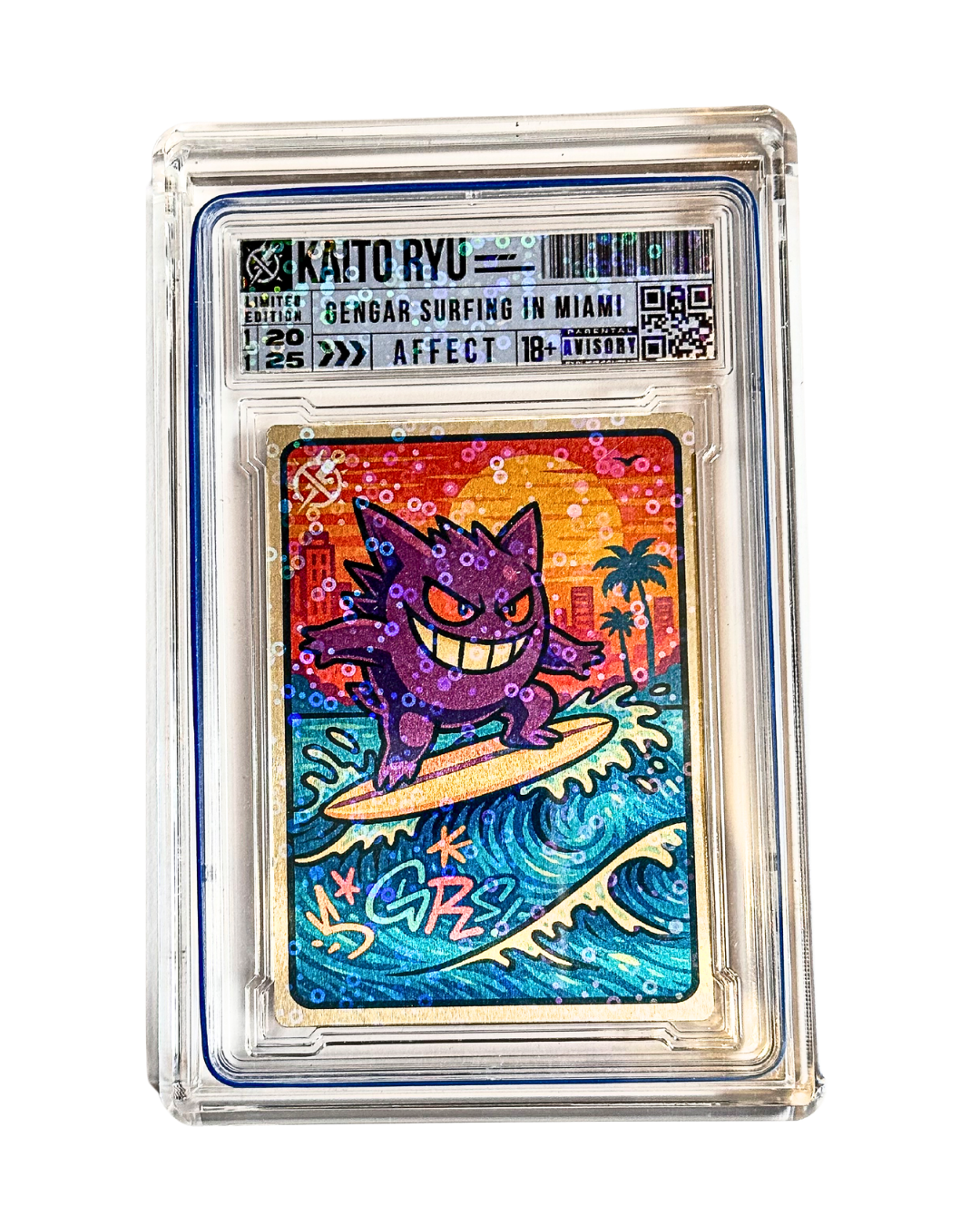 KaitoRyuArt Gengar Surfing In Miami Affect