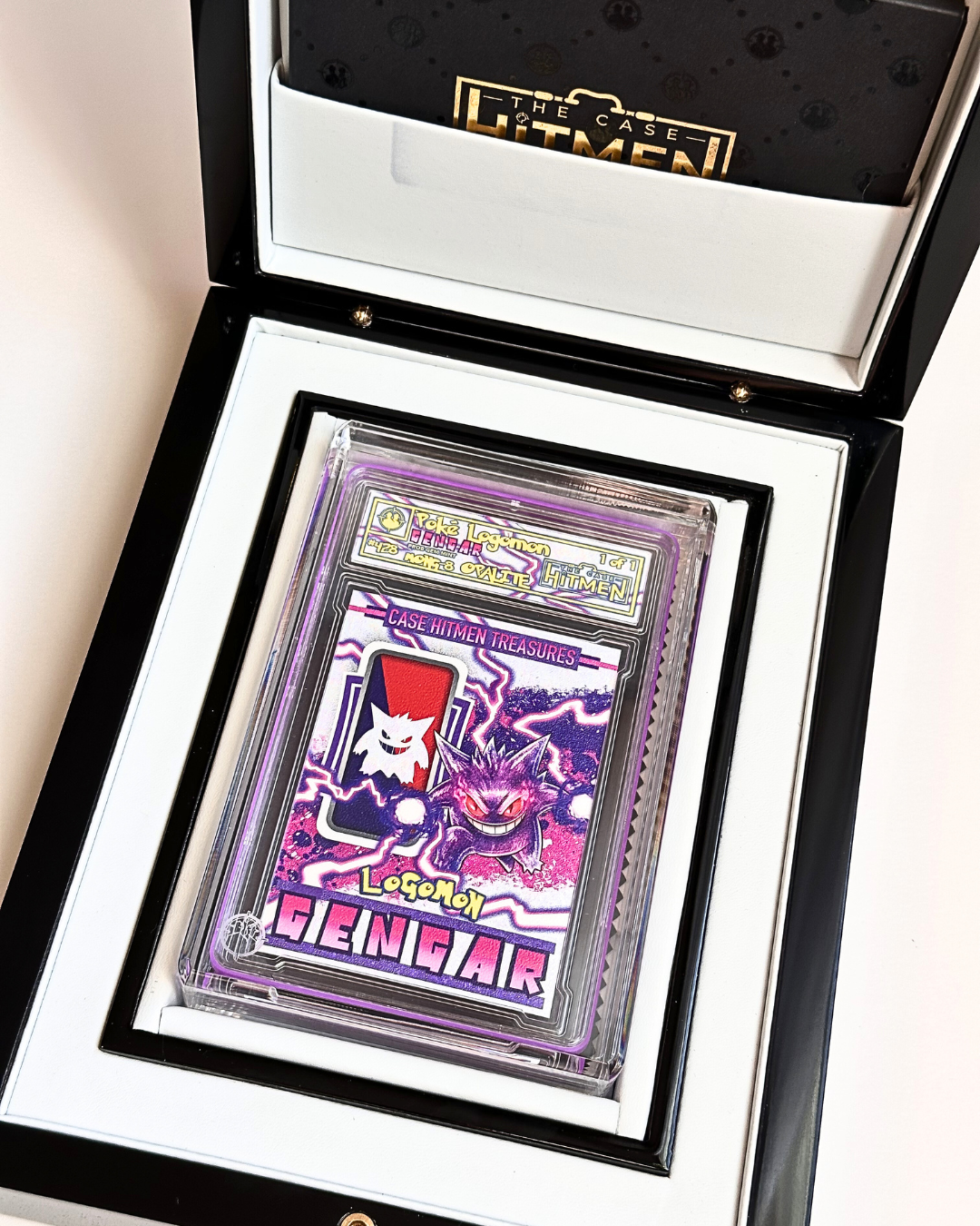 Case Hitmen Poke Logomon Gengar Opalite SSP