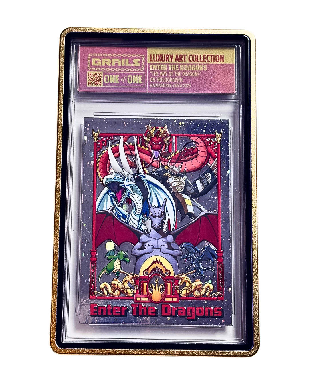 Grails Enter The Dragons OG Holographic Art Piece