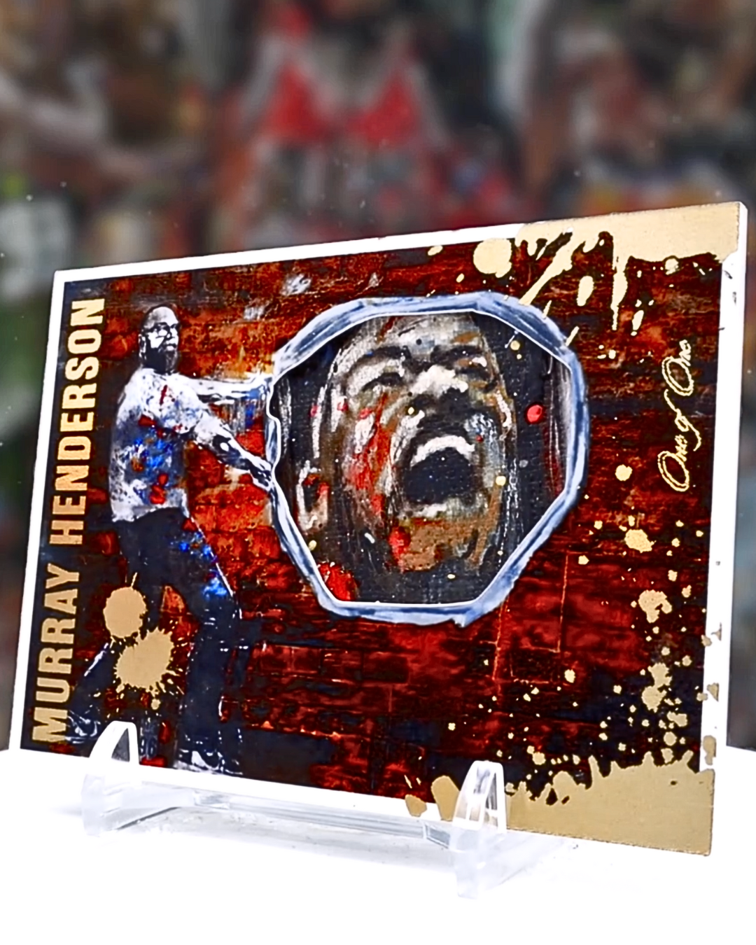 Gold Foil Jordan Canvas Cut Original Art by Murray Henderson