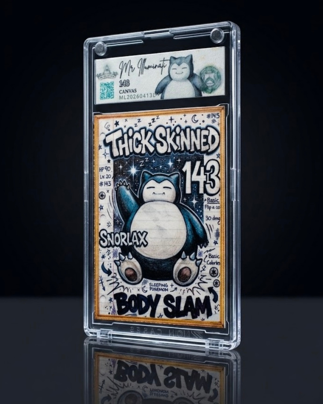 The Starters 143 — Snorlax "Body Slam" (ONE-OF-ONE) 1/1