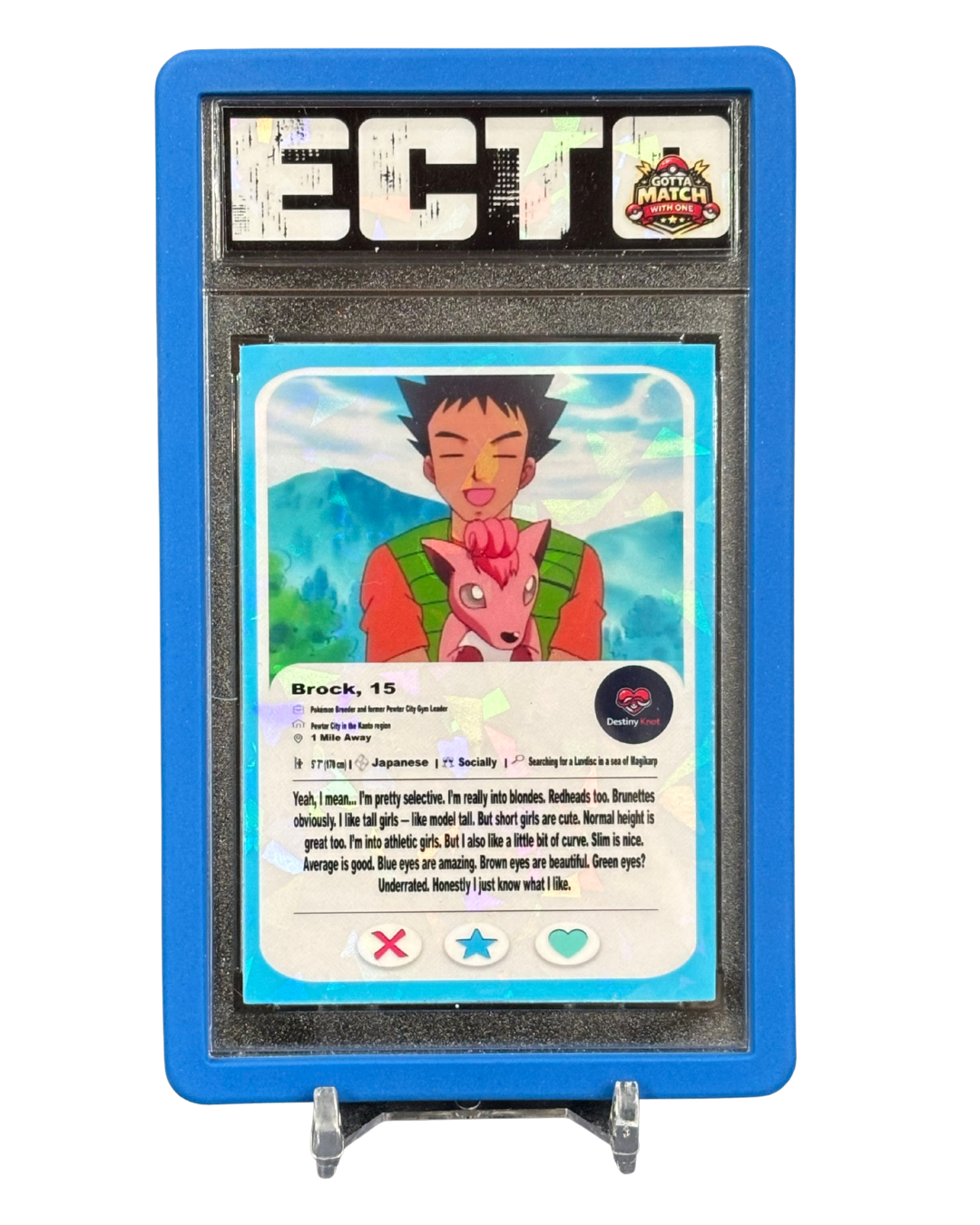 Ecto Selecto Pokedex And Chill One-of-One Art Piece