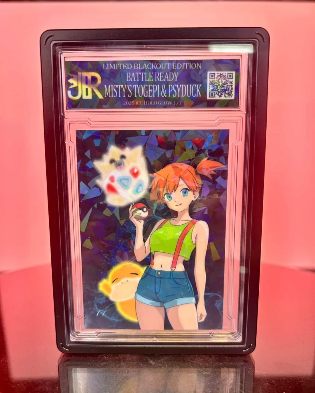 Jerrski Battle Ready Misty's Togepi & Psyduck Ice Holo Glow