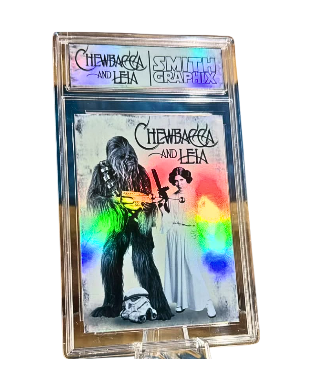 Chewbacca and Leia Silver Hologram by Smith Graphix (*/10)